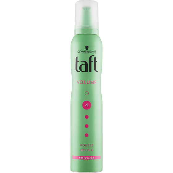 Taft Volume, penové tužidlo s push-up efektom, Sila fixácie 4, 200 ml