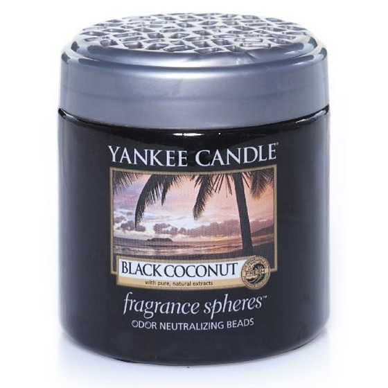 Yankee Candle Black Coconut - Čierny kokos Spheres voňavé perly neutralizujú pachy a osviežia malé priestory 170 g