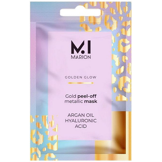 Marion Golden Skin Care Peel-Off omladzujúca zlatá metalická zlupovacia maska 6 g