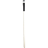 Kozmetický štetec čierno-biely rovný 18 cm