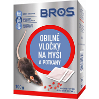 Bros obilné vločky proti myšiam, krysám a potkanom, 100 g