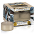 Yankee Candle Seaside Woods - Prímorské drevá vonná čajová sviečka 12 x 9,8 g