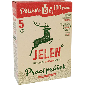 Jelen prací prášok, 100 praní, 5 kg