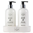 Scottish Fine Soaps Au Lait tekuté mydlo dávkovač 300 ml + mlieko na ruky dávkovač 300 ml, duo set