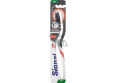 Signal Nature Elements Silver Charcoal mäkká zubná kefka s aktívnym uhlím 1 kus
