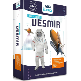 Albi Science Preskúmajte svet! Vesmír Kompletný sprievodca vesmírom pre deti, vzdelávací box od 8 rokov