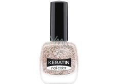 Golden Rose Keratin Nail Color Glitter lak na nechty 404 10,5 ml