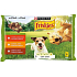 Purina Friskies hovädzie, kuracie, jahňacie s mrkvou v šťave kompletné krmivo pre psov kapsule 4 x 100 g