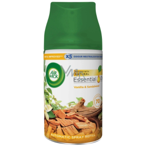 Air Wick FreshMatic Vanilla & Sandalwood - Vanilka a santalové drevo automatický osviežovač náhradná náplň 250 ml