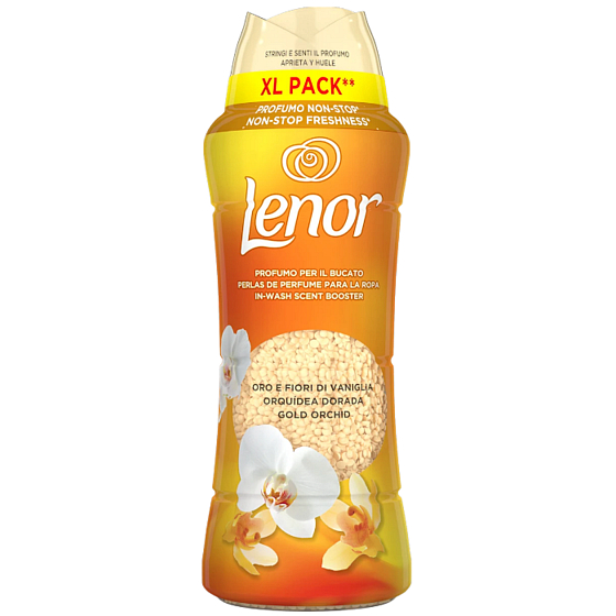 Lenor Gold Orchid vonné perličky do pračky 495 g pro exotickou a jemnou vůni orchideje
