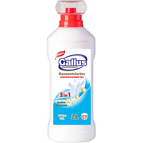 Gallus prací gel White, 57 dávok, 2 l