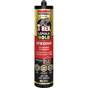 Soudal T-Rex Gold Strong montážne lepidlo, 290 ml
