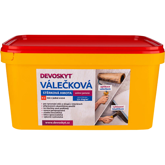 Devoskyt valčeková stierková hmota, 16 kg