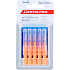 DentalPro medzizubný kartáčik rovný 1,0 mm oranžový, 10 kusov