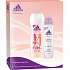 Adidas Soften antiperspirant dezodorant sprej pre ženy 150 ml + sprchový gél 250 ml, kozmetická sada