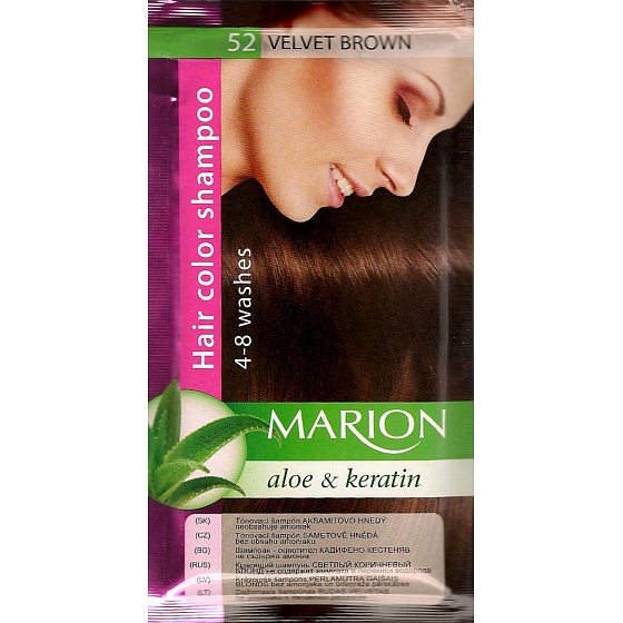 Marion Tónovací šampón 52 Hnedý zamat 40 ml