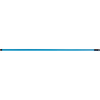 Spokar hůl k metle kovová, jemný závit, plastový potah, 120 cm