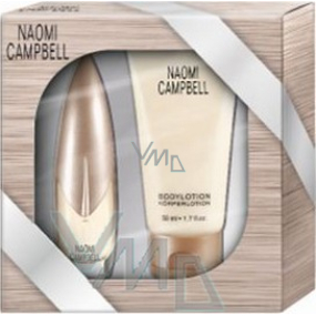 Naomi Campbell Naomi Campbell toaletná voda 15 ml + telové mlieko 50 ml, darčeková sada