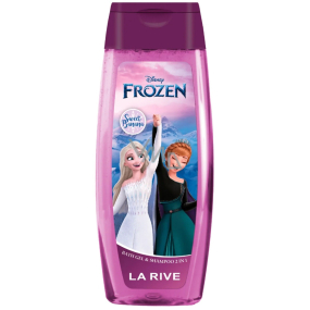 Disney Frozen Sweet Banana 2v1 šampón a kúpeľové mlieko pre deti 250 ml