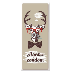 Bohemia Gifts Love Condoms darčekový kondóm Hipster Condom 1 kus