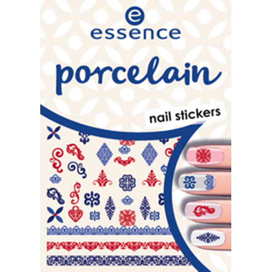 Essence Nail Art Porcelain nálepky na nechty 08 1 aršík