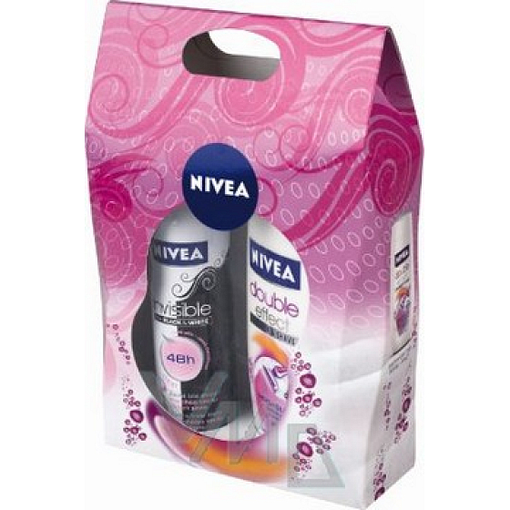 Nivea Kazclear sprchový gél 250 ml + antiperspirant sprej 150 ml, pre ženy kozmetická sada
