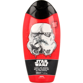 Disney Star Wars 2v1 kúpeľový a sprchový gél pre deti 200 ml