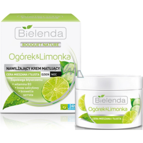 Bielenda Bouquet Nature Cucumber & Lime zmatňujúci krém s uhorkou a limetkou denný/nočný 50 ml