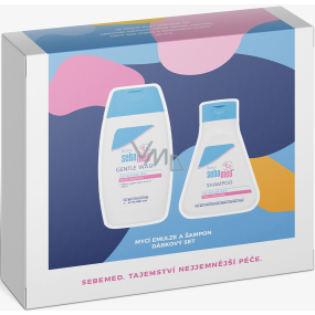 SebaMed Baby Extra jemná umývacia emulzia 200 ml + jemný umývací šampón 150 ml, kozmetická sada pre deti