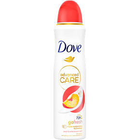 Dove Alu-free broskyňa a citrón deodorant bez hliníku, 150 ml