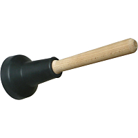 Spokar zvon gumový na čistenie odpadov, priemer 10 cm