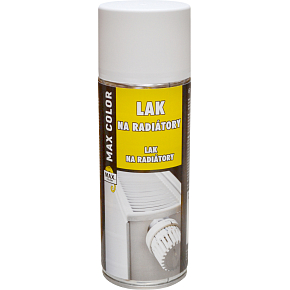 Max Color farba na radiátory v spreji, biela, 400 ml