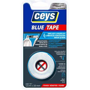 Ceys Blue Tape obojstranná lepiaca páska 19 mm x 1,5 m