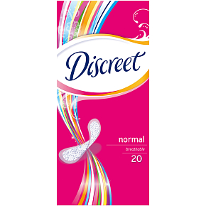 Discreet Normal slipové vložky intimky, 20 ks