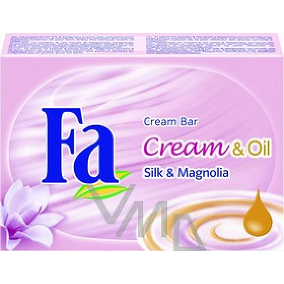 Fa Cream & Oil Hodváb a Magnólia tuhé toaletné mydlo 100 g