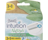 Wilkinson Lady Intuition Naturals Sensitive Care náhradné hlavice 4 kusy