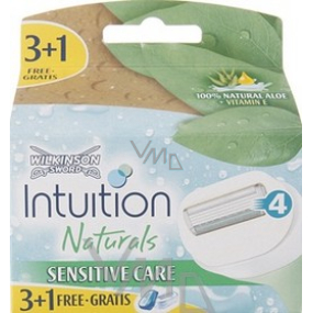 Wilkinson Lady Intuition Naturals Sensitive Care náhradné hlavice 4 kusy