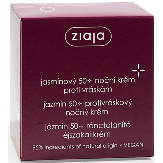 Ziaja Jasmín SPF 6 nočný krém proti vráskam 50 ml