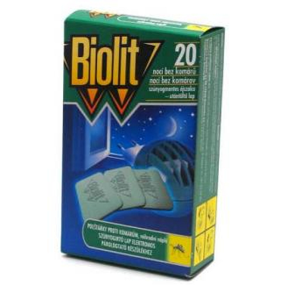 Biolitové vankúšiky pre elektrické odpudzovače komárov 20 kusov