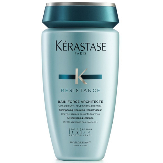 Kérastase Resistance Bain Force architecte Šampón s posilňujúcimi účinkami pre oslabené a ľahko poškodené vlasy 250 ml