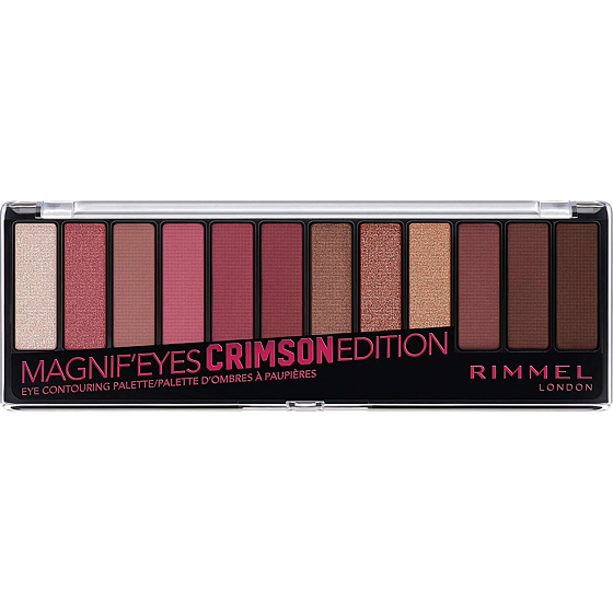 Rimmel London Magnifeyes Paleta očných tieňov 007 Crimson Edition 14,16 g