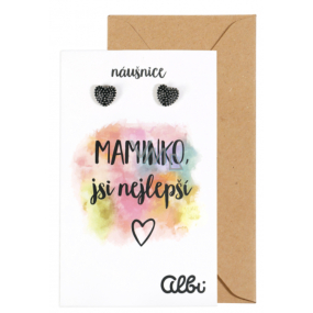 Albi Darčekový šperk náušnice Maminka 1 pár