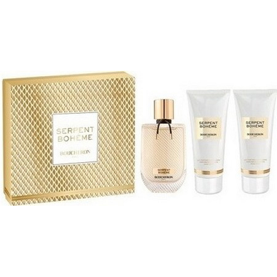 Boucheron Serpent Bohéme toaletná voda pre ženy 90 ml + telové mlieko 100 ml + sprchový gél 100 ml, darčeková sada