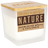 Heart & Home Nature Bambusové drevo a zázvor vonná sviečka malá sklo, doba horenia až 20 hodín 90 g