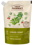 Green Pharmacy Oliva a góji tekuté mýdlo náhradní náplň 460 ml