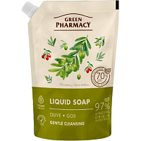 Green Pharmacy Oliva a Goji tekuté mydlo náhradná náplň 460 ml