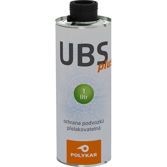 Polykar UBS nástrek podvozku, čierny, 1 l