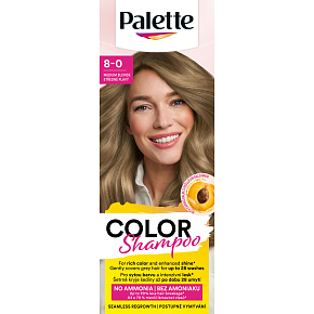 Palette Color Shampoo barva na vlasy 8-0 Stredne blond, 50 ml Palette Color Shampoo barva na vlasy 8-0 Stredne blond, 50 ml