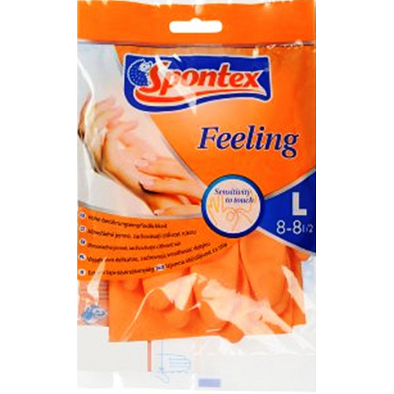 Spontex Feeling Rukavice gumené veľkosť L