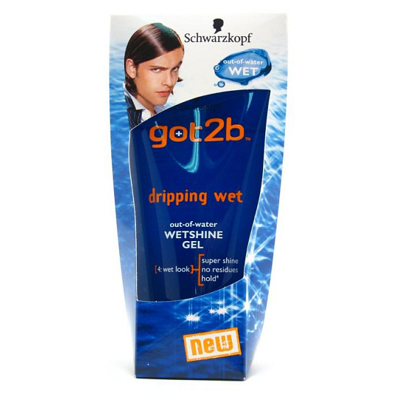 Got2b Dripping wet pre leský a mokrý vzhľad vlasový gél na vlasy 150 ml